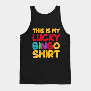 This Is My Lucky Bingo Shirt T shirt For Women Tank Top